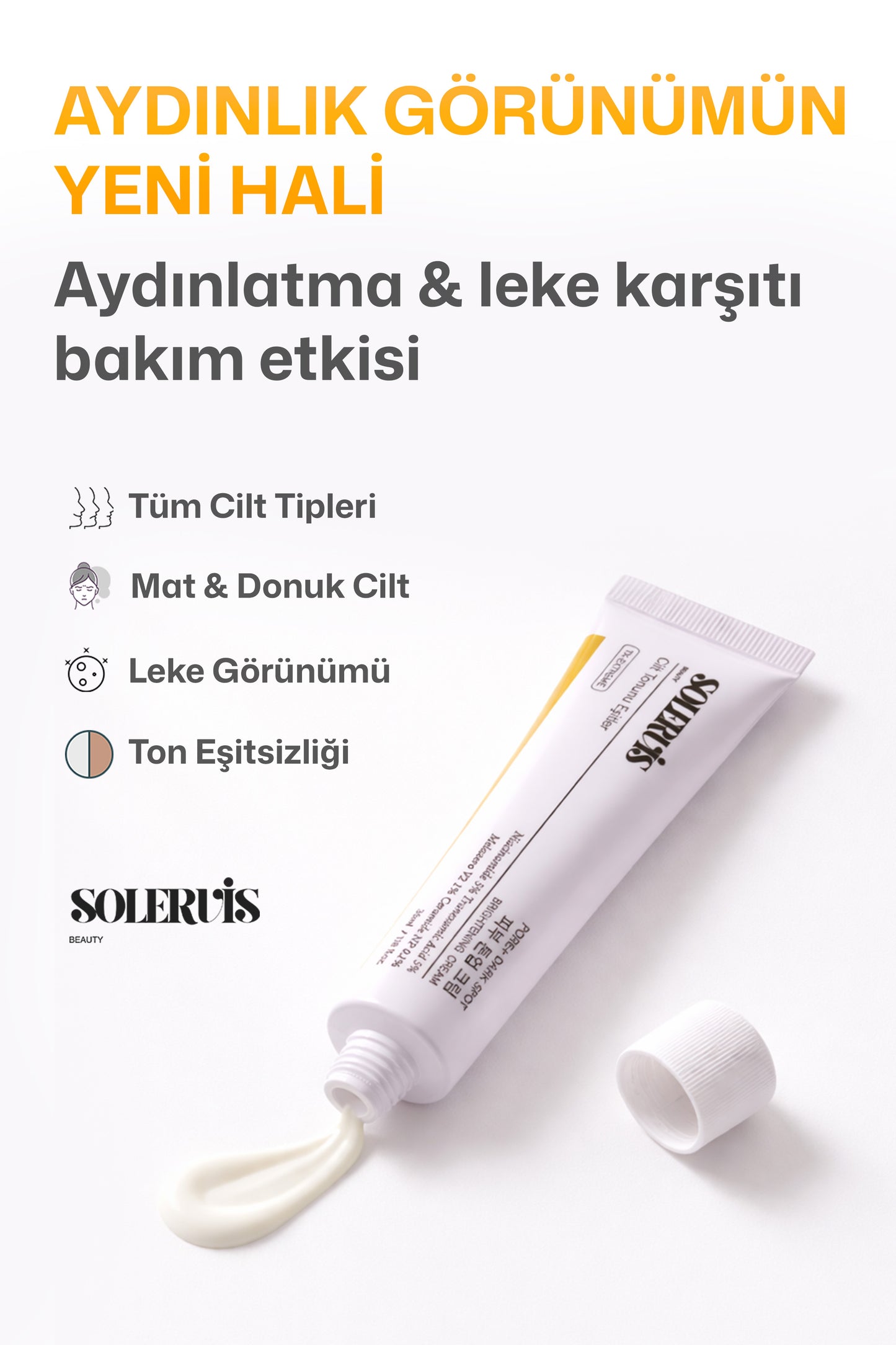 Solervis Gözenek ve Leke Karşıtı Aydınlatıcı Krem