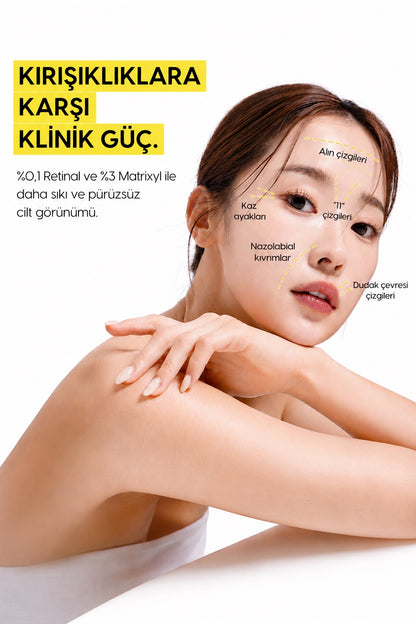 Retinal Shot Kırışıklık Karşıtı Sıkılaştırıcı Bakım Kremi %0,1 Retinal %3 Matrixyl 15 ml