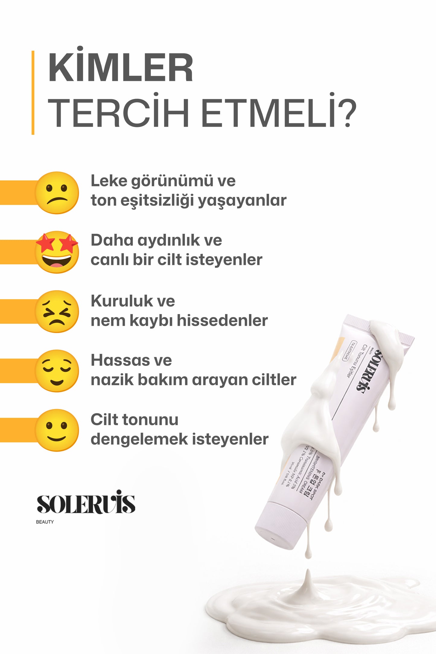 Solervis Gözenek ve Leke Karşıtı Aydınlatıcı Krem