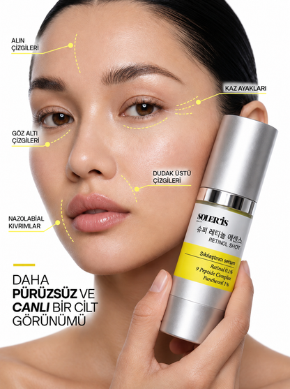 Retinol Shot Yaşlanma Karşıtı Sıkılaştırıcı Serum %0,1 Retinol | %5 Niacinamide - 30 ML