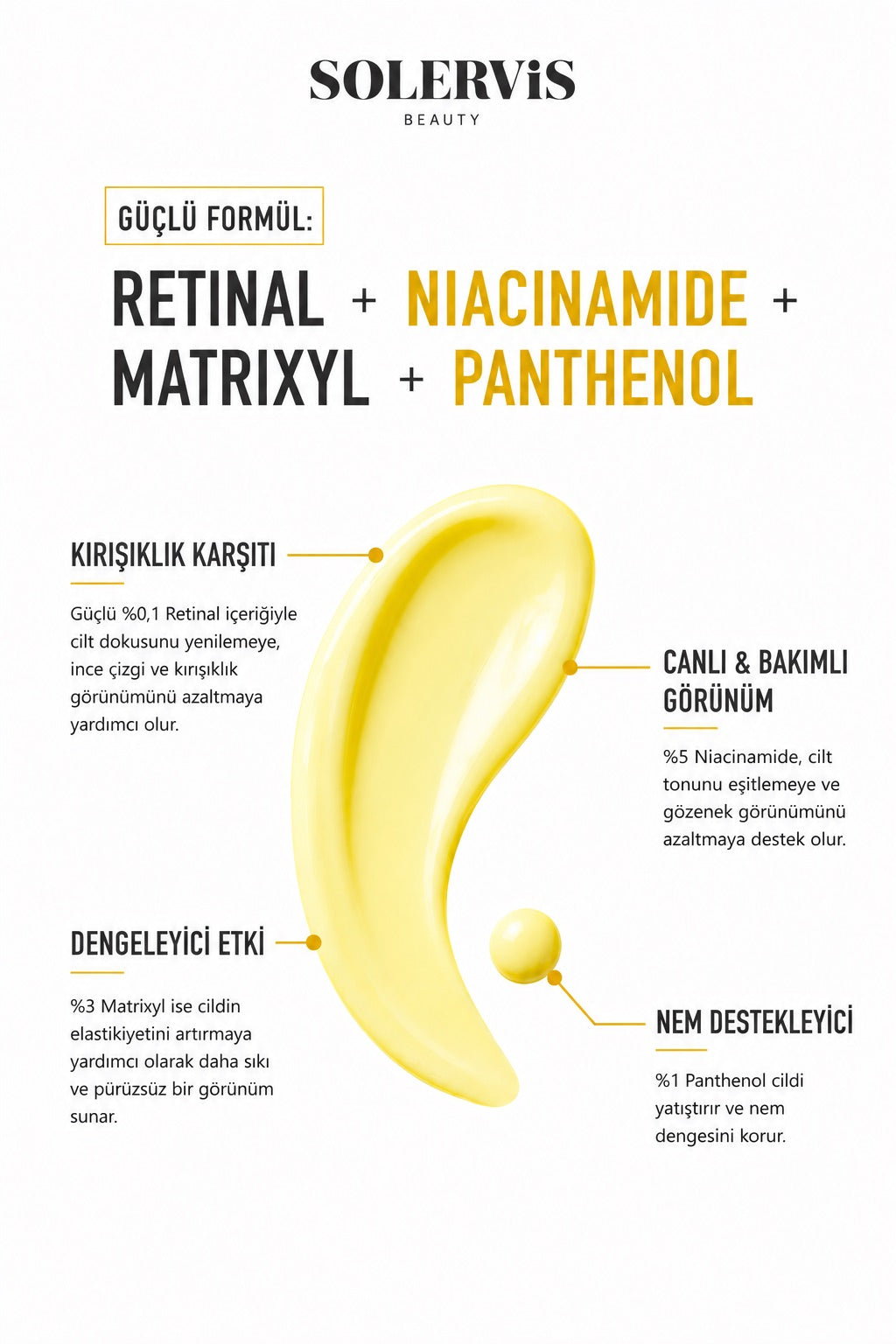 Retinal Shot Kırışıklık Karşıtı Sıkılaştırıcı Bakım Kremi %0,1 Retinal %3 Matrixyl 15 ml