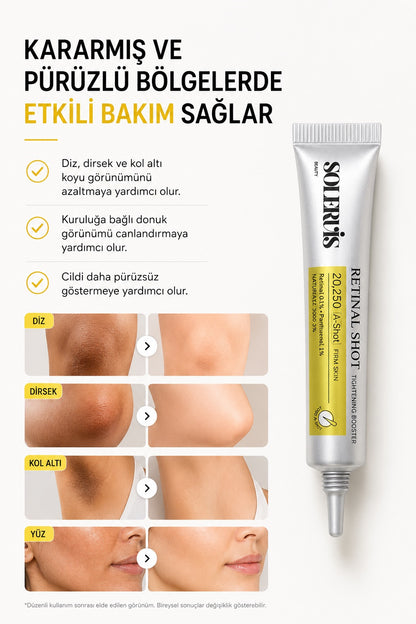 Retinal Shot Kırışıklık Karşıtı Sıkılaştırıcı Bakım Kremi %0,1 Retinal %3 Matrixyl 15 ml