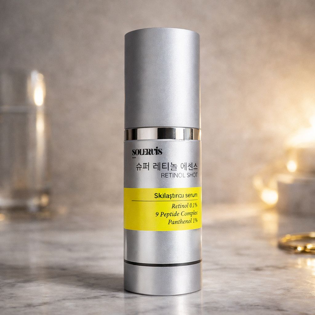 Solervis Retinol Shot | Saf Retinol İçeren Sıkılaştırıcı ve Yaşlanma Karşıtı Serum 30 ml